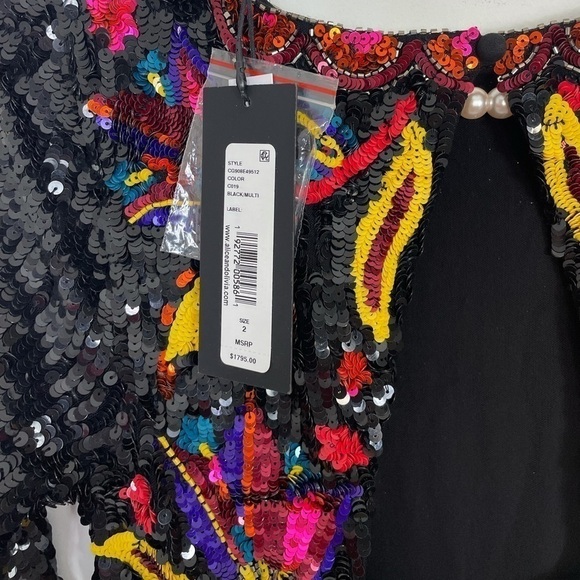 New Alice + Olivia Jae Sequin Gown - Picture 11 of 11